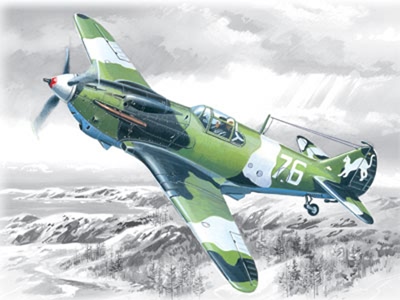 ICM 1:48 - LaGG-3 Series WWII Soviet Fighter